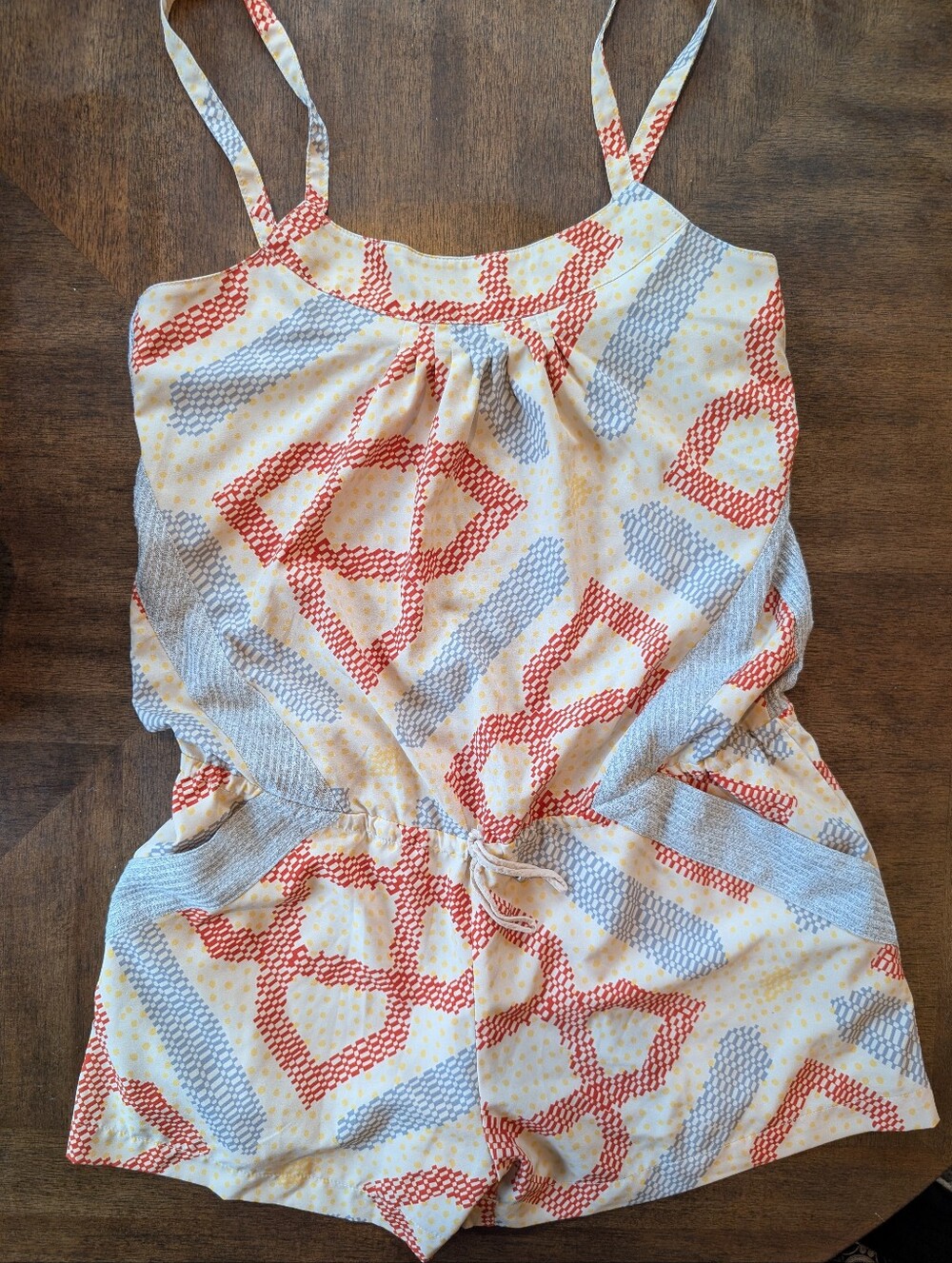Anthropologie Karen Zambos Retro Print Summer Romper